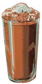 DIE-CUT TIN SODA FOUNTAIN MILKSHAKE SIGN