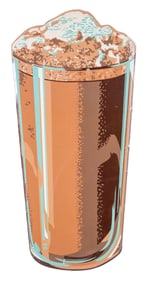 DIE-CUT TIN SODA FOUNTAIN MILKSHAKE SIGN