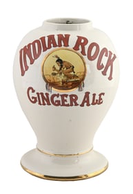 INDIAN ROCK GINGER ALE DOUBLE-SIDED SYRUP DISPENSER