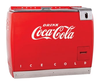 COCA-COLA WESTINGHOUSE FLOOR MODEL COOLER