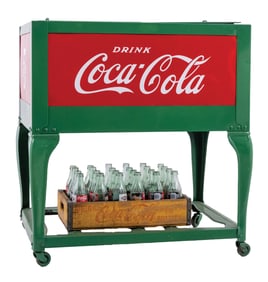 5¢ COCA-COLA GLASCOCK ICE CHEST COOLER