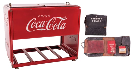 KAY DISPLAY CO. COCA-COLA SALESMAN SAMPLE COOLER