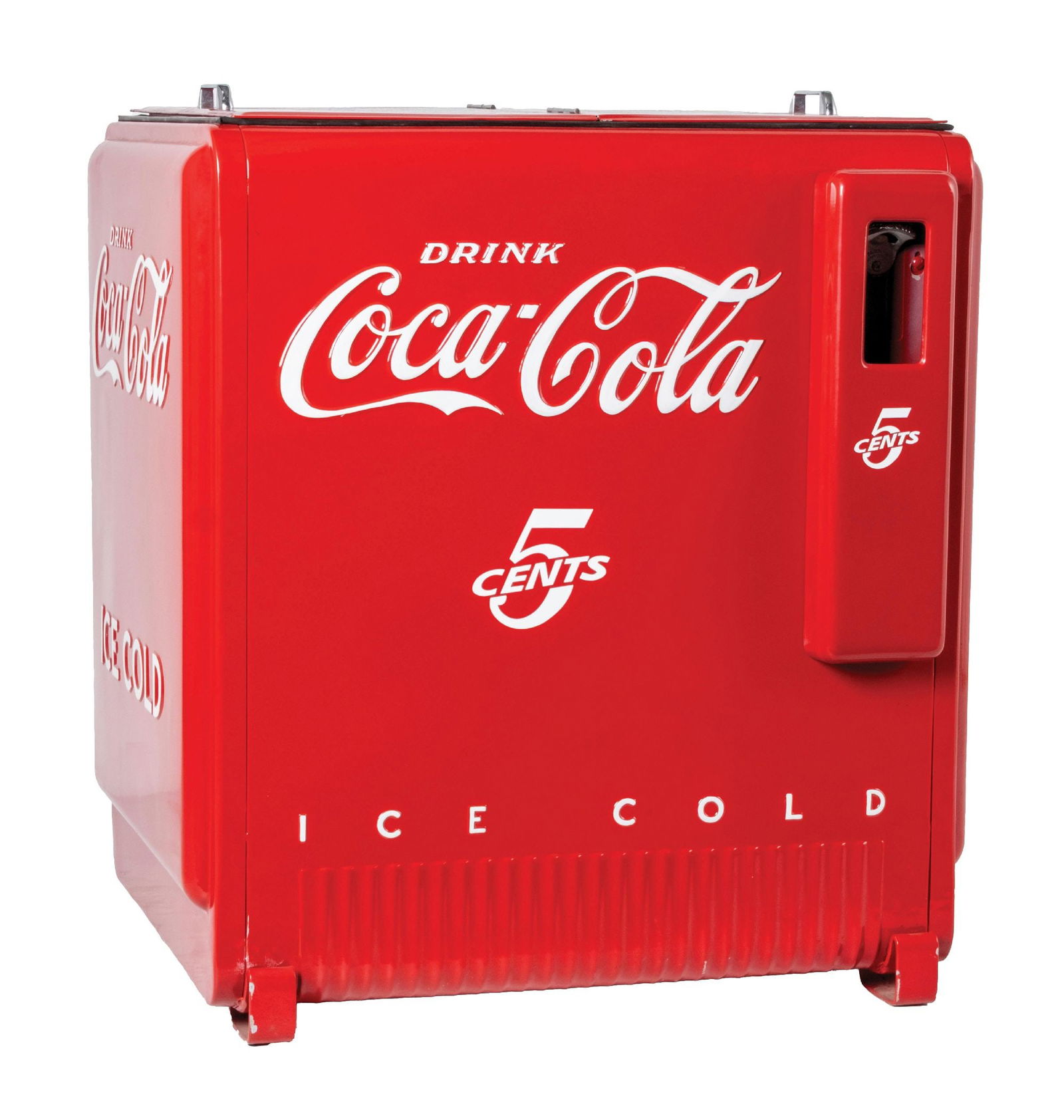 5¢ CAVALIER CHEST STYLE COCA-COLA ICE COOLER (1 of 5)