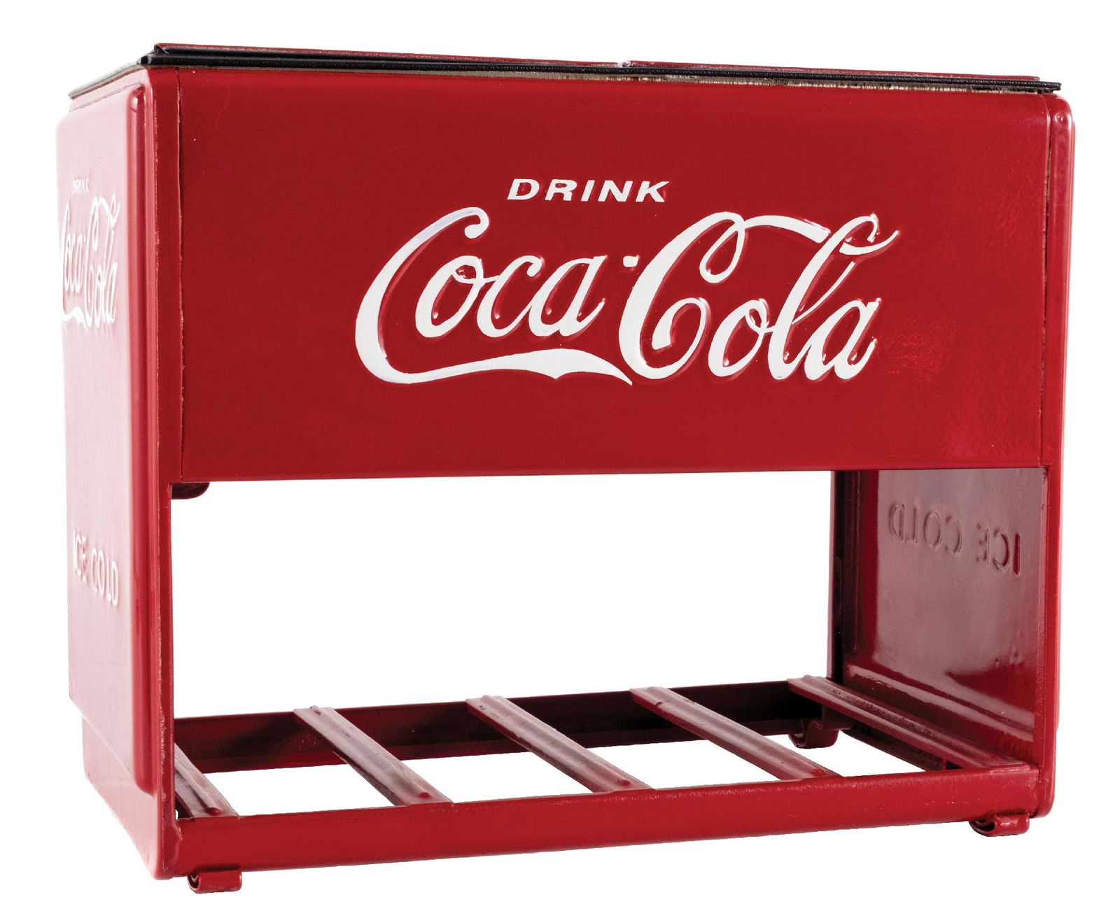 KAY DISPLAY COCA-COLA SALESMAN SAMPLE COOLER (1 of 7)