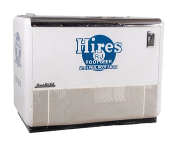 SLIDE-TOP HIRES ROOT BEER SODA COOLER