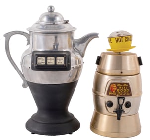 PAIR OF DINER DRINK DISPENSERS