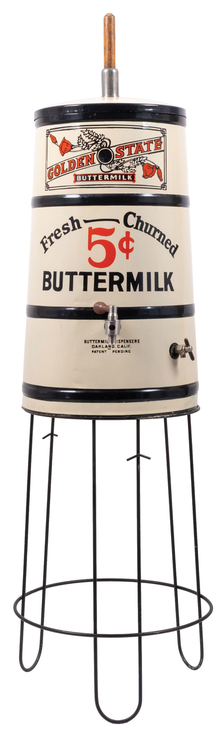 GOLDEN STATE 5¢ BUTTERMILK DISPENSER (1 of 5)