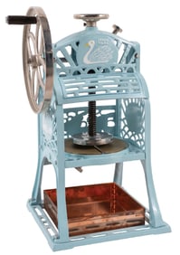 CAST IRON SWAN ICE SHAVER