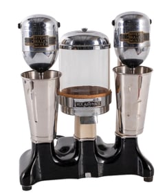 MYERS BULLET DOUBLE MIXER W/ MALT DISPENSER SERIAL 42395