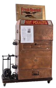 COPPER W.B BERRY & CO. PEANUT ROASTER