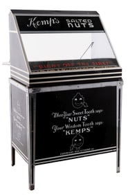 ORIGINAL DEPARTMENT STORE KEMP'S SALTED NUTS DISPLAY