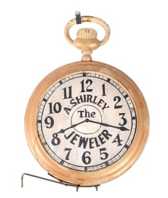 EARLY A. SHIRLEY JEWELER TRADE SIGN
