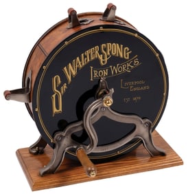 SIR WALTER SPONG IRON WORKS KNIFE CLEANING AND SHARPENING AMCHINE