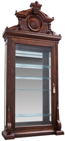 WOODEN 7-TIER FLOOR MODEL DISPLAY CASE