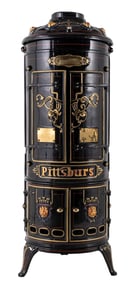 CAST IRON ORNATE "PITTSBURG" BROILER