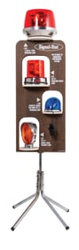 SIGNAL STAT STORE DISPLAY FOR EMERGENCY LIGHTING