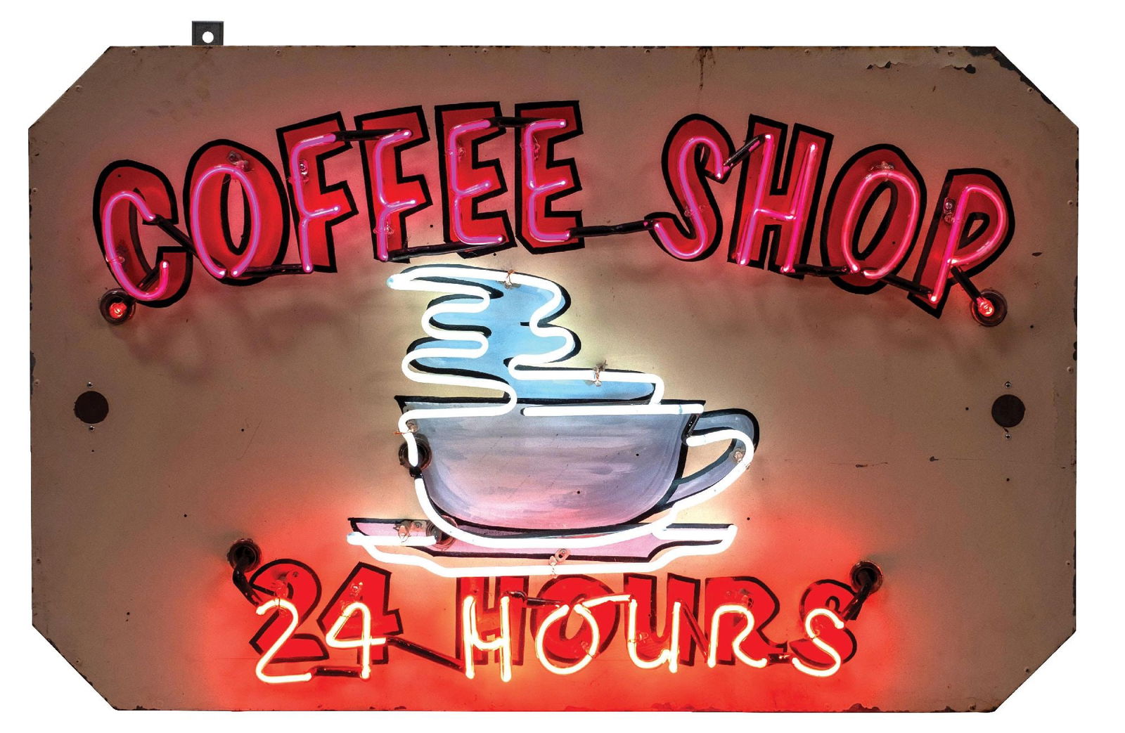 SINGLE-SIDED NEON COFFEE SHOP SIGN (1 of 3)