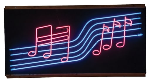 MUSIC STORE MUSICAL NOTE NEON SIGN