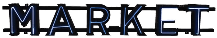 MARKET NEON SIGN