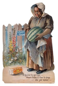 DIE-CUT CARDBOARD STAND-UP FOR YEAST FOAM COOKING YEAST