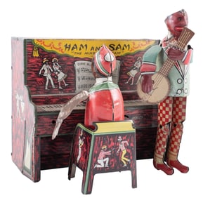 HAM AND SAM TIN WIND-UP TOY