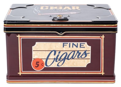 5¢ FINE CIGAR LOUNGE STRONG BOX