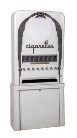 ROWE MANUFACTURING ART DECO CIGARETTES VENDING MACHINE
