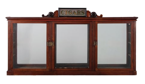 CIGAR STORE WALL-HANGING FRONT LOAD SHOWCASE