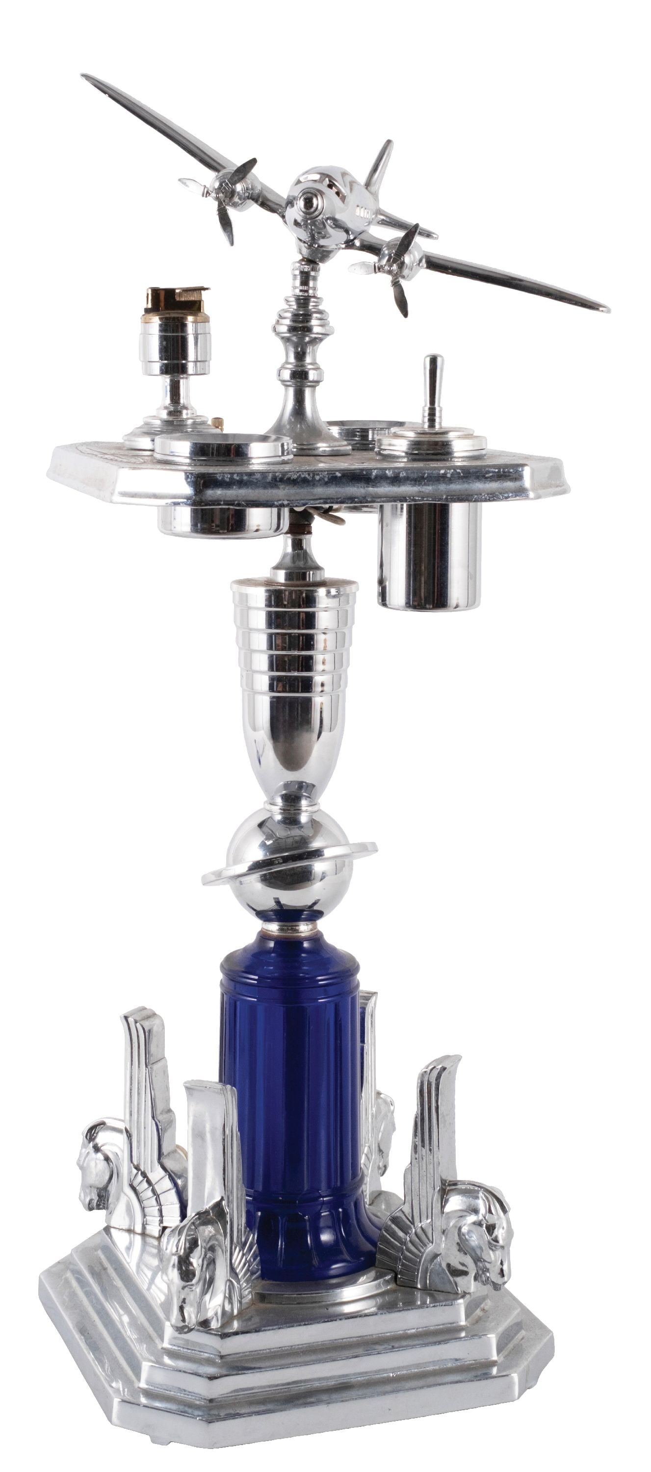 ART DECO FLOOR SMOKING STAND (1 of 5)