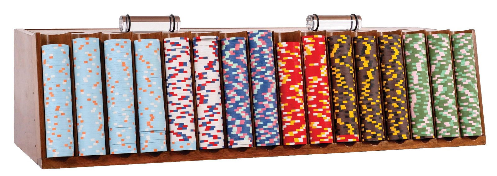 POKER CHIP RACK W/ BILL SLIDES (1 of 5)