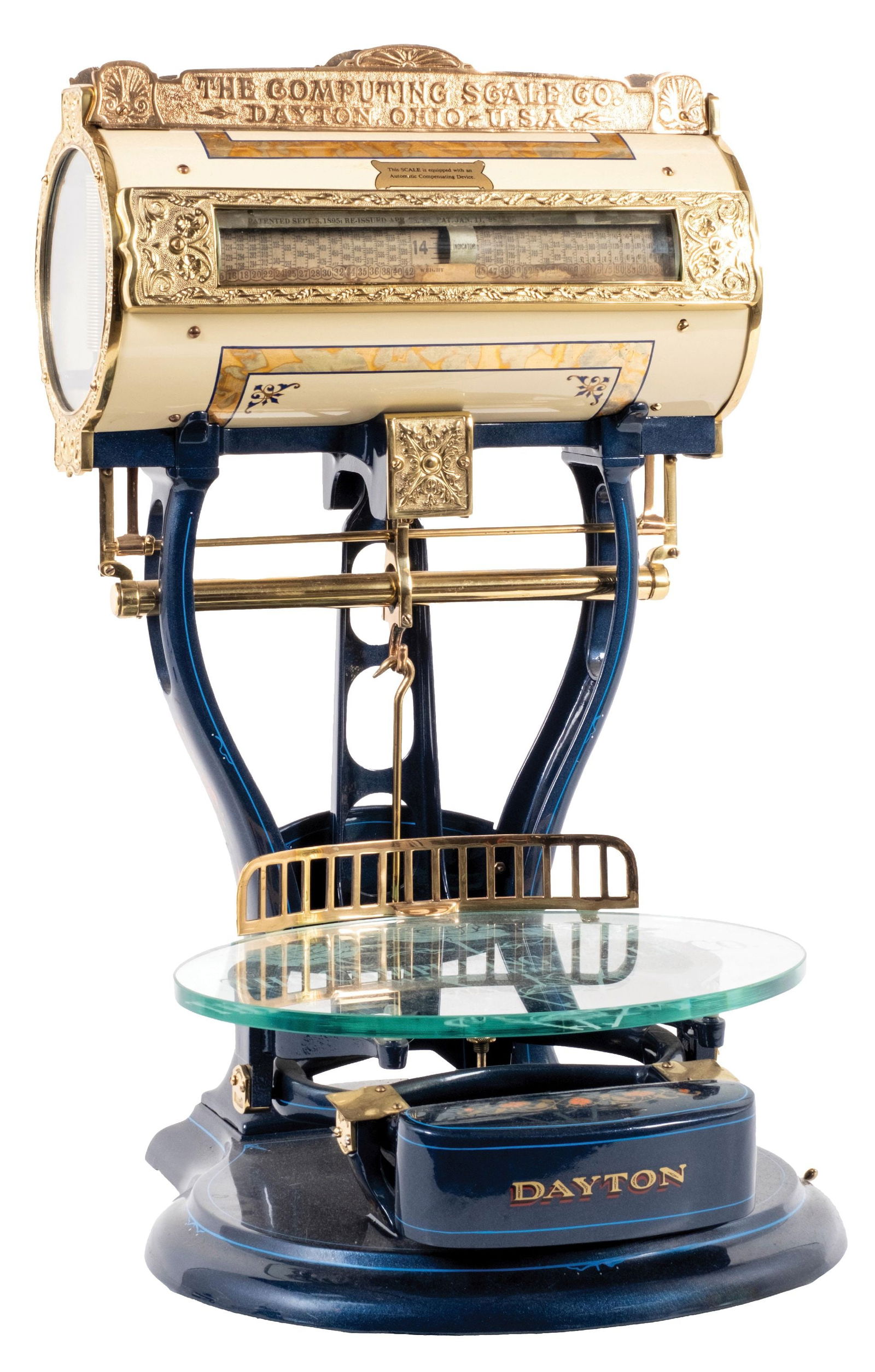 THE COMPUTING SCALE CO. DAYTON, OHIO BLUE SCALE (1 of 6)