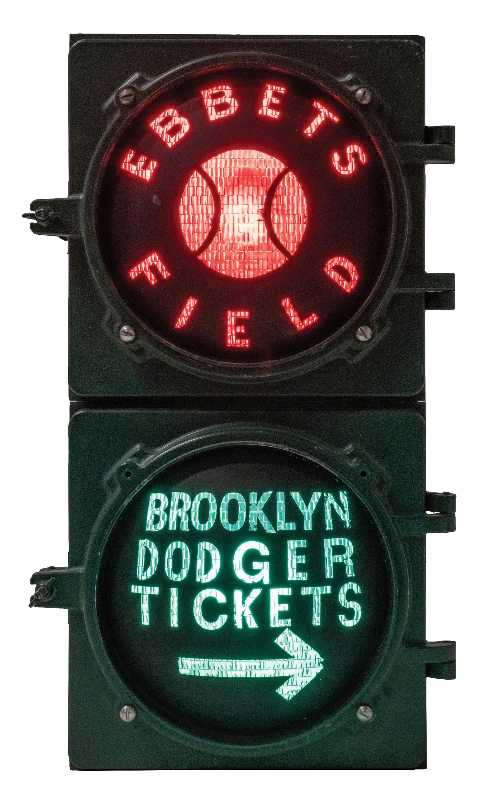 EBBITS FIELD TRAFFIC SIGNAL SIGN (1 of 3)