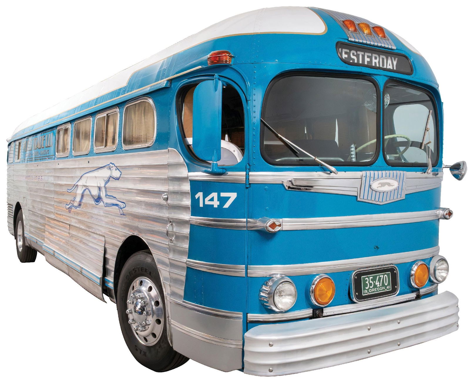 1941 GM GREYHOUND SILVERSIDE YELLOW COACH BUS (1 of 16)