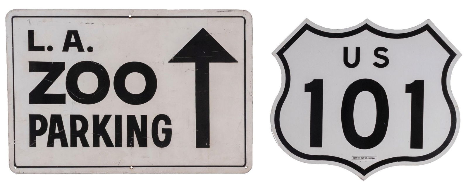 PAIR OF STREET SIGNS (1 of 2)