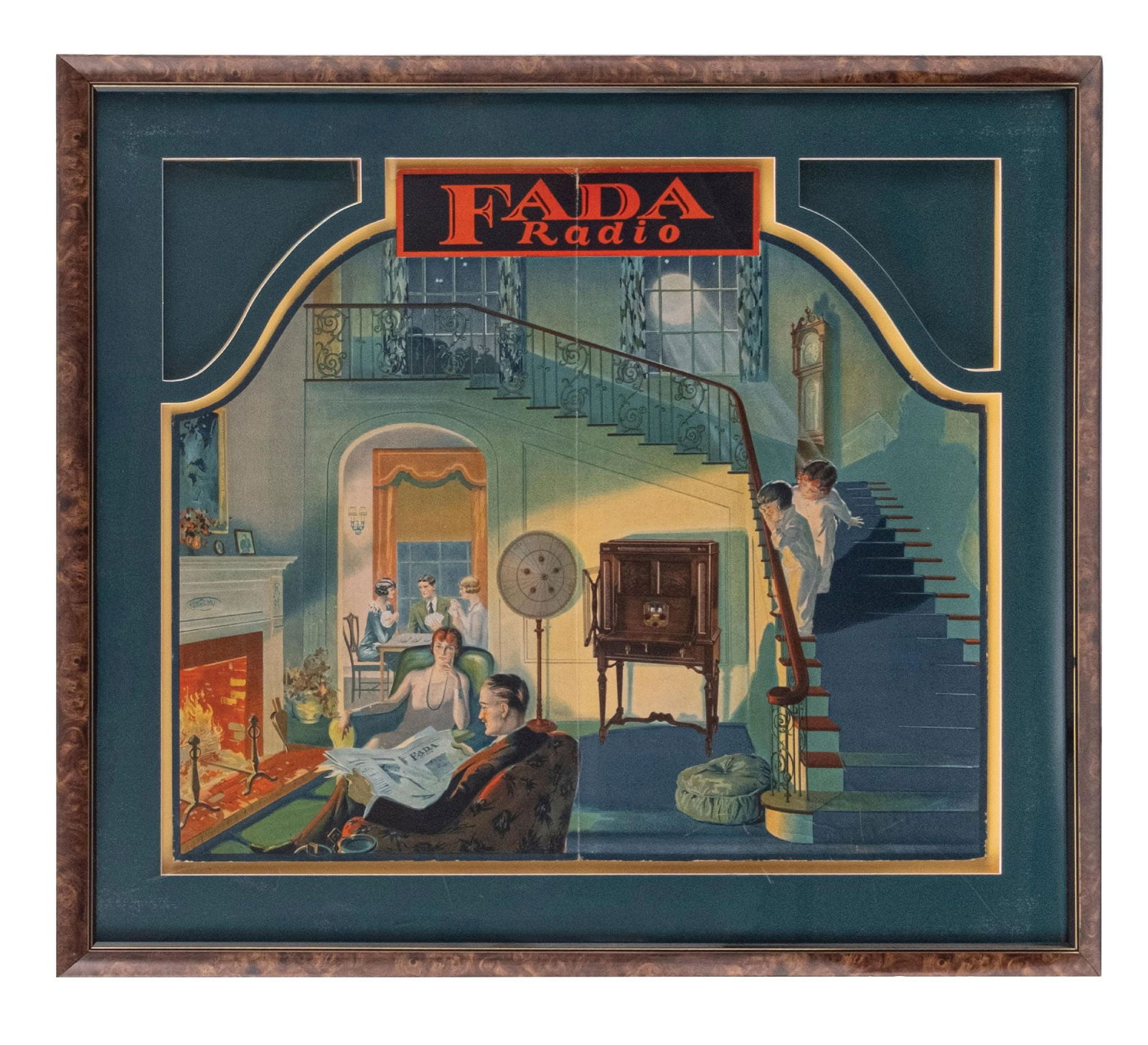 PHENOMENAL 3D FADA RADIO CARDBOARD ADVERTISEMENT (1 of 2)