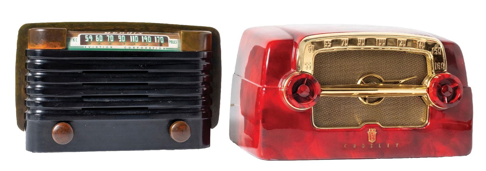 PAIR OF COUNTERTOP BAKELITE RADIOS (1 of 5)