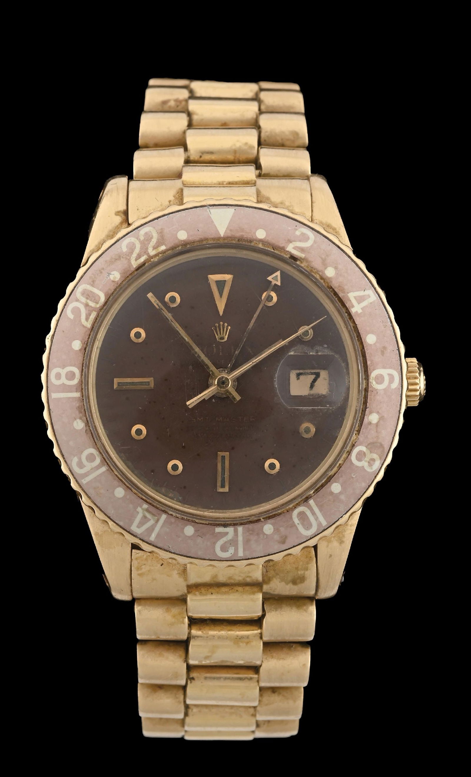 18K GOLD ROLEX OYSTER PERPETUAL GMT MASTER W/ BOX (1 of 7)