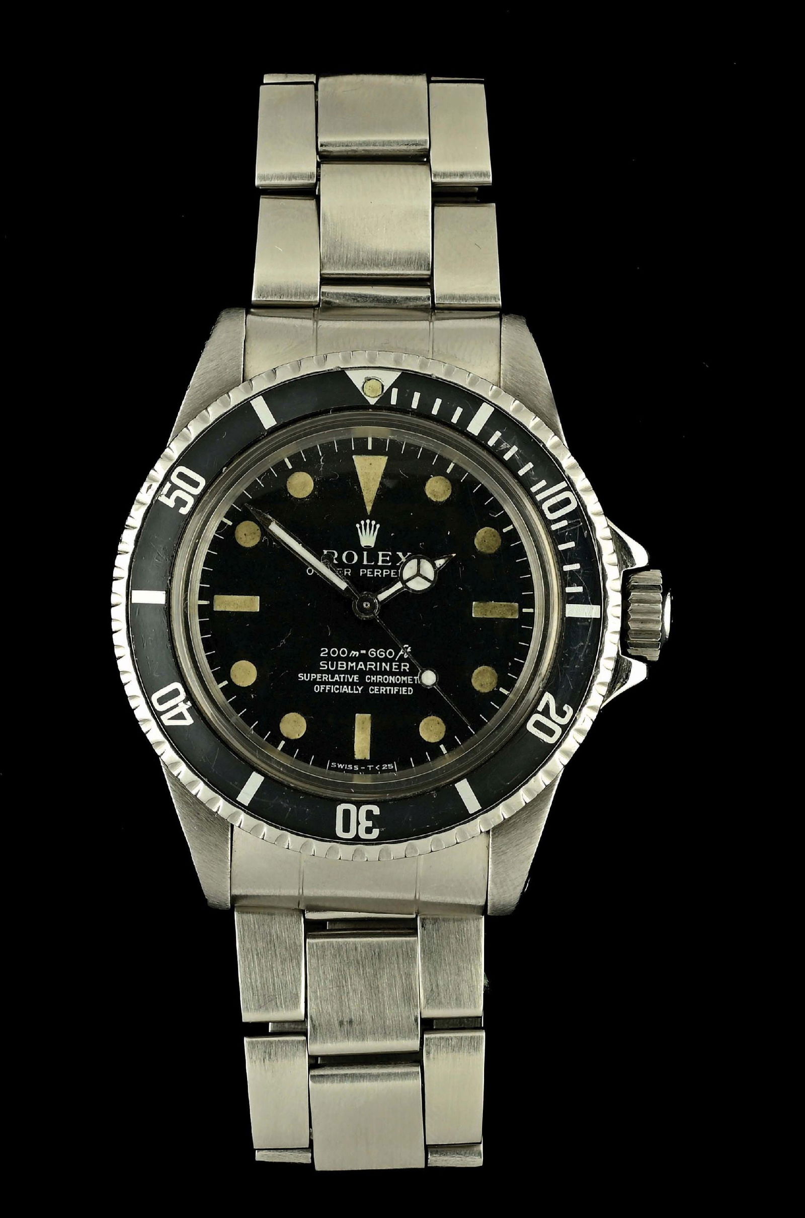VINTAGE ROLEX STAINLESS STEEL SUBMARINER 40MM WRISTWATCH, REF. 5512 (1 of 5)