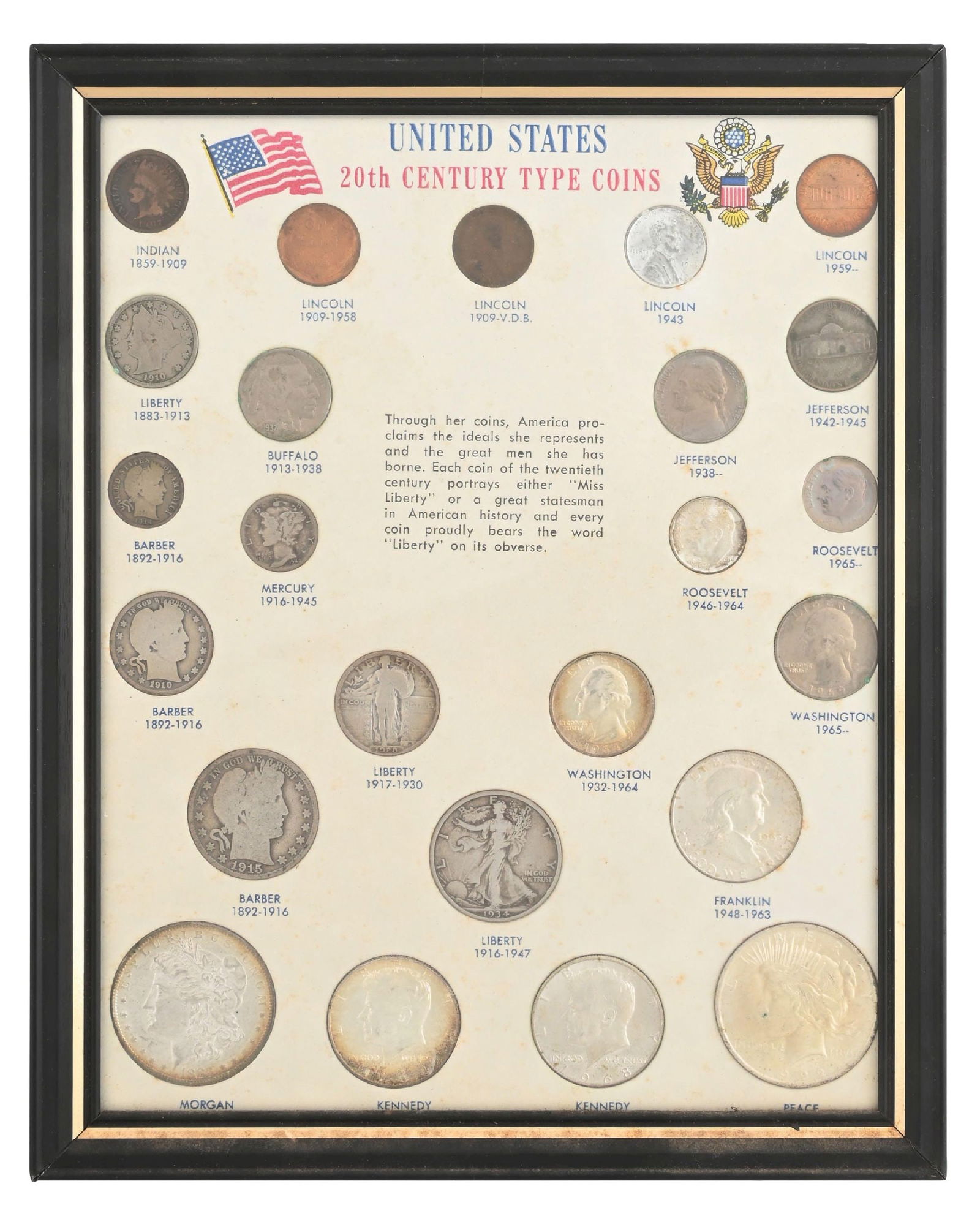UNITED STATES 20TH CENTURY TYPE COINS (1 of 2)