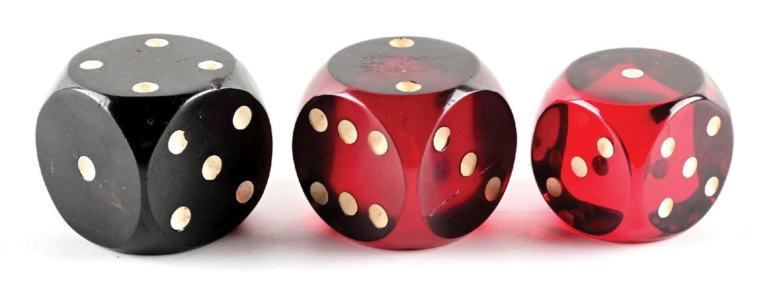LOT OF 3: BAKELITE DICE (1 of 2)