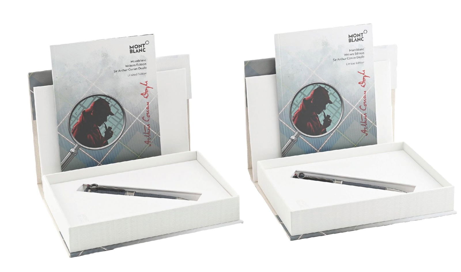 LOT OF 2: MONTBLANC WRITERS EDITION SIR ARTHUR CONAN DOYLE LIMITED EDITION PENS (1 of 8)