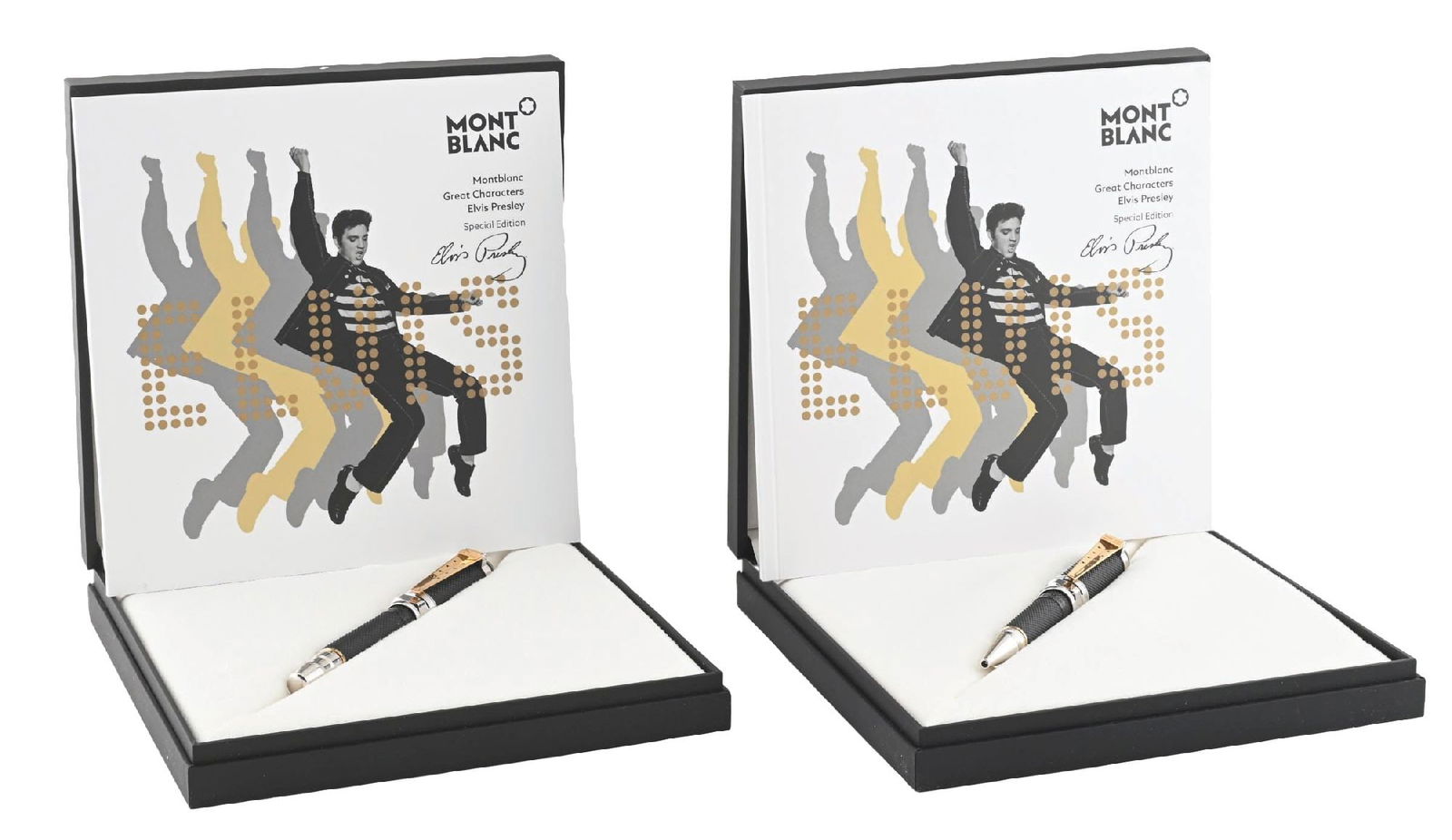 LOT OF 2: MONTBLANC GREAT CHARACTERS ELVIS PRESLEY SPECIAL EDITION PENS (1 of 8)