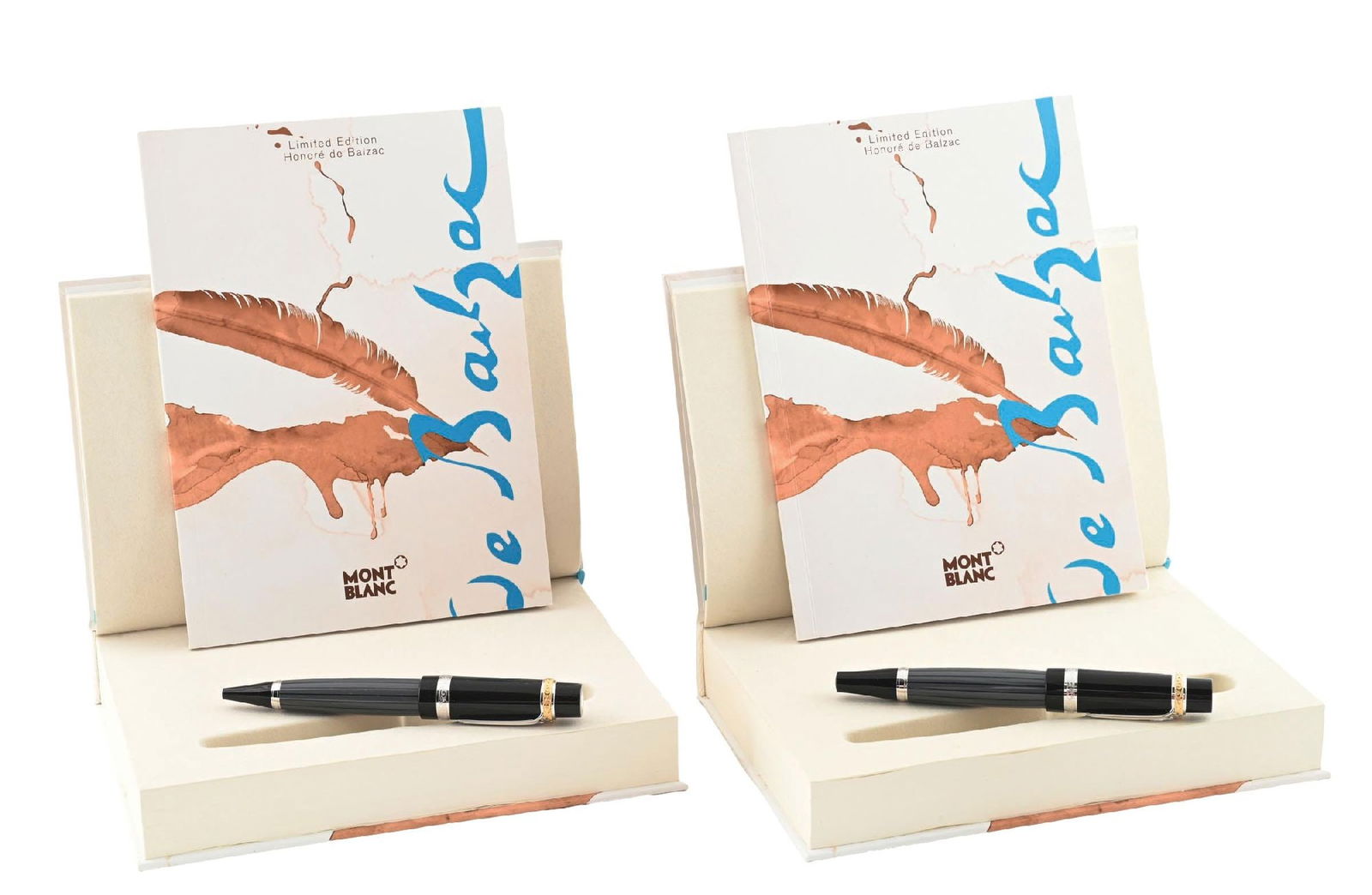 LOT OF 2: MONTBLANC LIMITED EDITION HONORE DE BALZAC PENS (1 of 9)