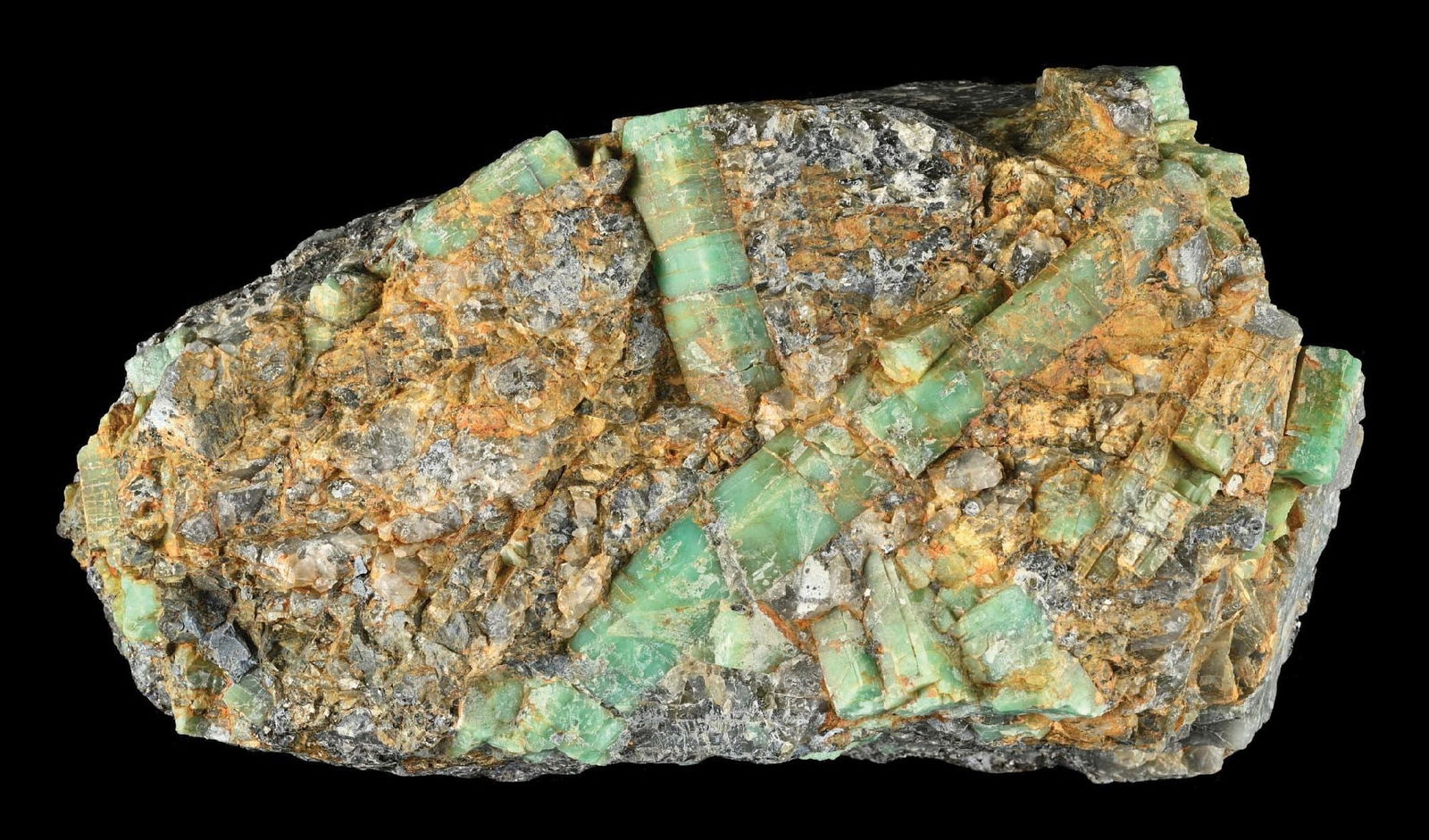 RARE RAW EMERALDS IN MATRIX (1 of 4)