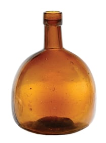 W & A GILBEY LTD GLASS BLADDER BOTTLE