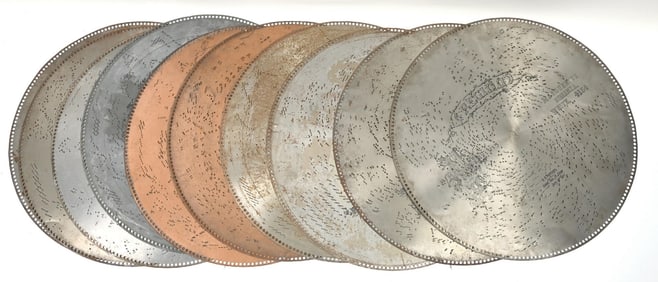 LOT OF 10: 27" MUSIC DISCS