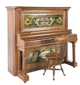 25¢ PLAYER PIANO W/ ROLLS