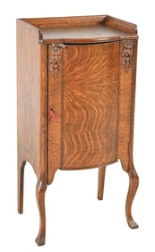 OAK DISC MUSIC BOX CABINET