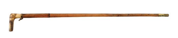 STAGE HORN AND 9MM GUN CANE