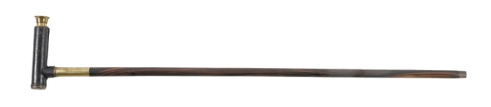 TWO-DRAW TELESCOPE CANE WITH ROSEWOOD SHAFT